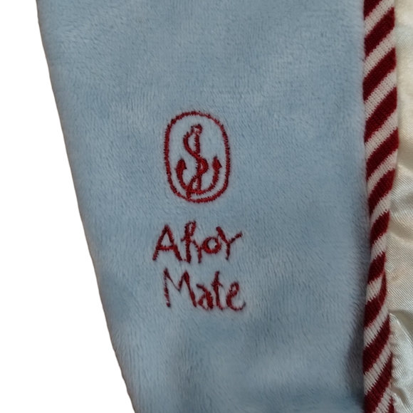 Bunnies by the Bay Skipit Puppy Dog Sailor Hat Ahoy Mate Security Blanket Lovey - Picture 6 of 10